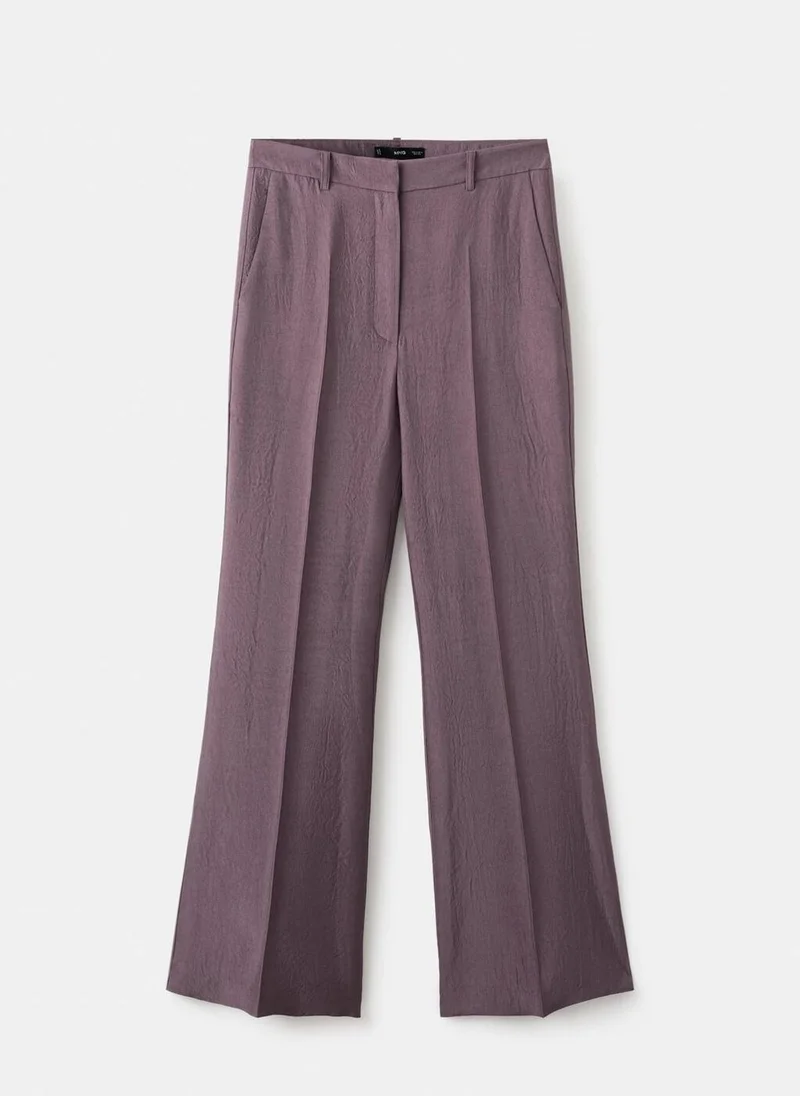 MANGO  Straight mid-rise trousers for Women | Best Price UAE